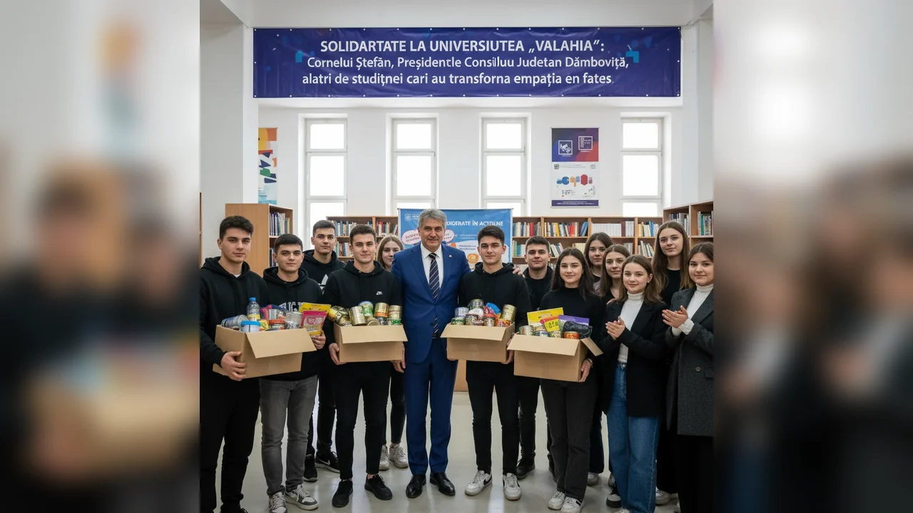 Solidaritate la Universitatea Valahia: Corneliu Ștefan sprijină studenții empatici