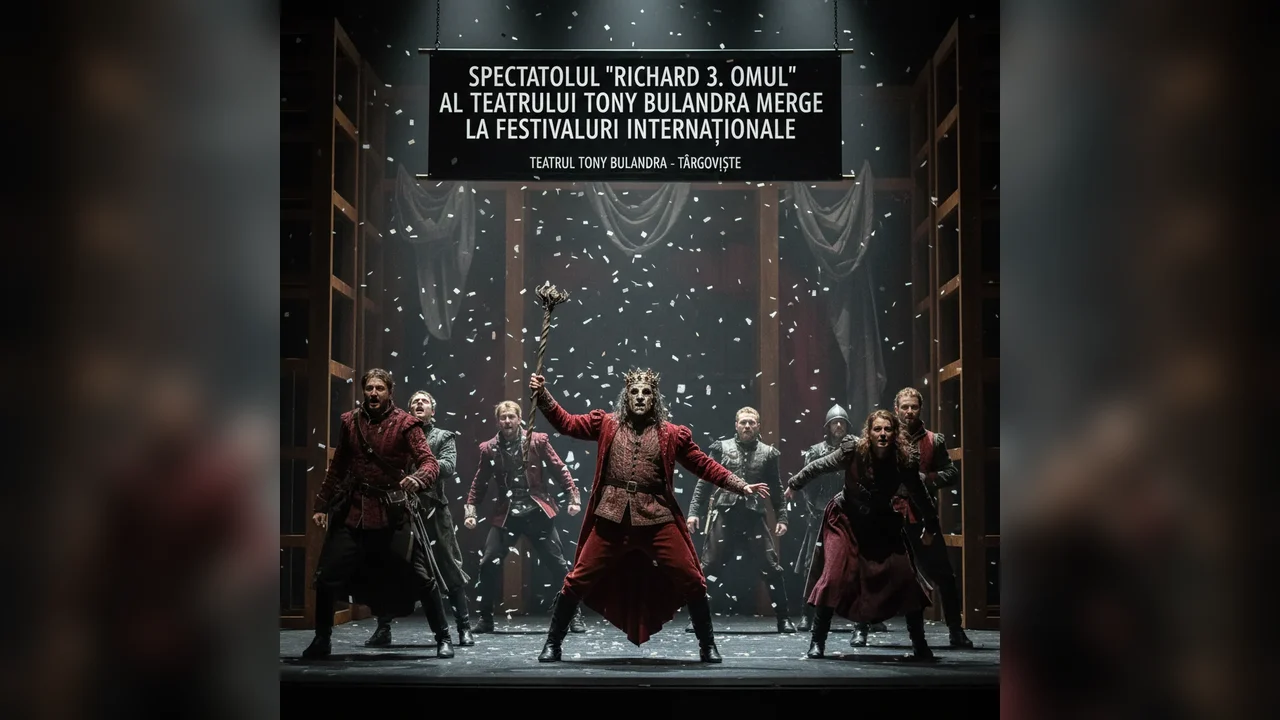 Spectacolul „Richard 3. Omul” de la Târgoviște, invitat la festivaluri internaționale