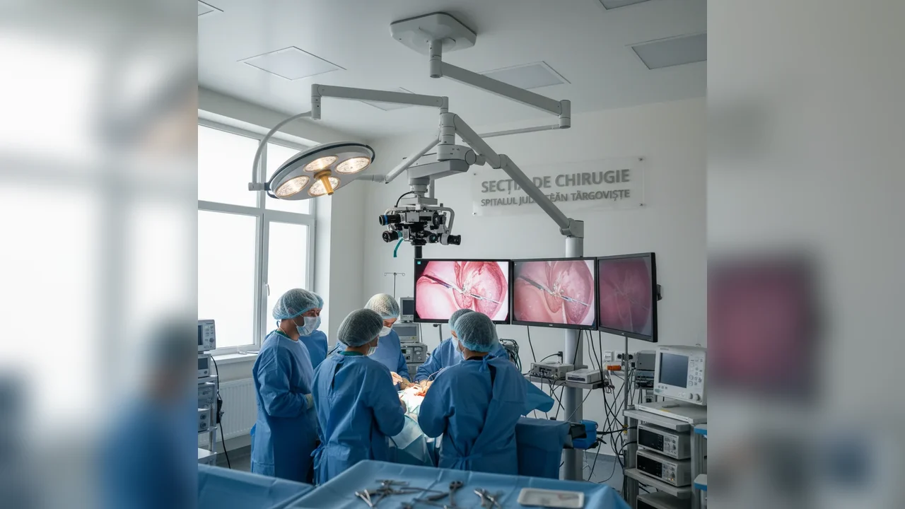 Spitalul Județean Târgoviște, echipat cu tehnologie laparoscopică 4K de ultimă generație în Secția de Chirurgie
