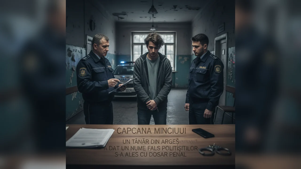 Tânăr din Argeș folosește identitate falsă și primește dosar penal
