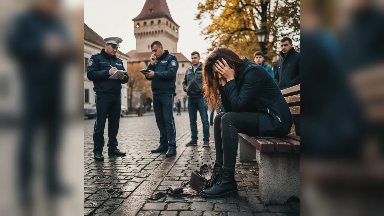 Tânără tâlhărită pe Calea Domnească din Târgoviște. Poliția anunță reținerea unui suspect