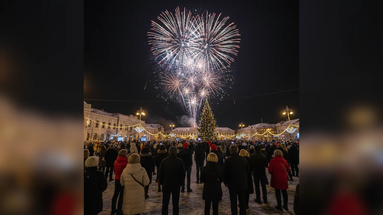 Târgoviște: anunț privind evenimentele de sărbători și focul de artificii pregătite la Moreni