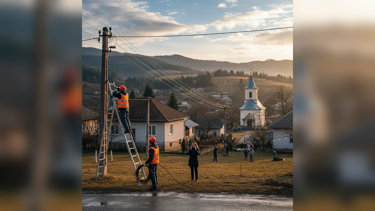 Târgoviște: aproape 95% dintre consumatorii afectați de avariile electrice din Prahova și Dâmbovița au fost reconectați