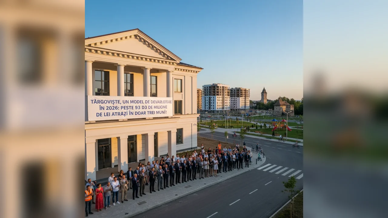 Târgoviște atrage 93 milioane lei în dezvoltare în trei luni