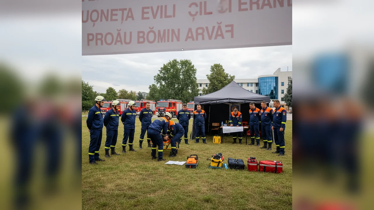 Târgoviște găzduiește acțiuni dedicate „Săptămânii Protecției Civile” organizate de ISU Dâmbovița