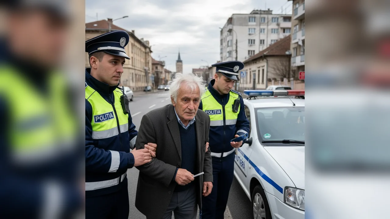 Târgoviște: șofer de 71 de ani depistat băut la volan pe o stradă din municipiu
