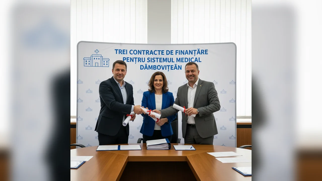 Trei contracte noi de finanțare pentru sistemul medical din Târgoviște și județul Dâmbovița