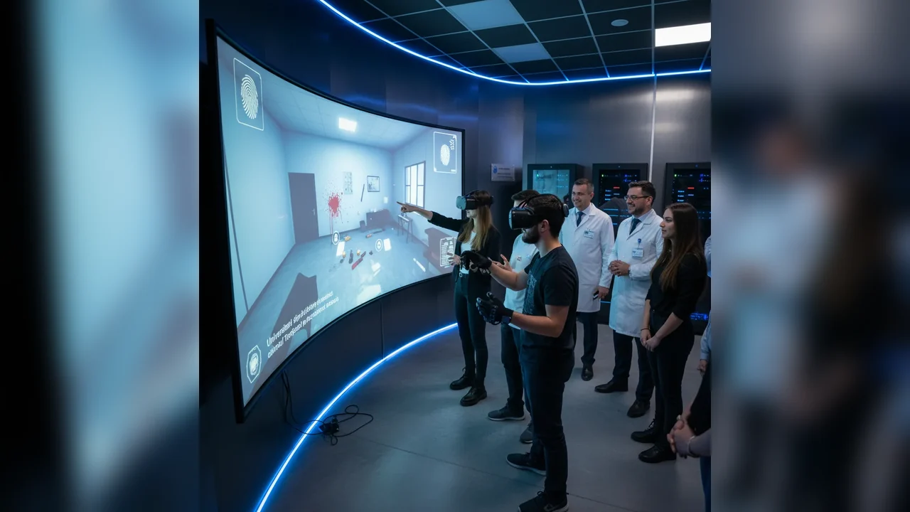 Universitatea Valahia Târgoviște inaugurează primul simulator virtual de criminalistică din România