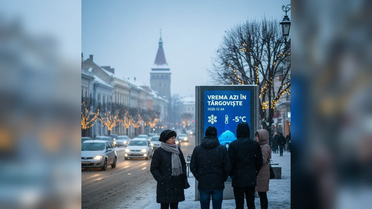 Vremea azi în Targoviste — 2025-12-24