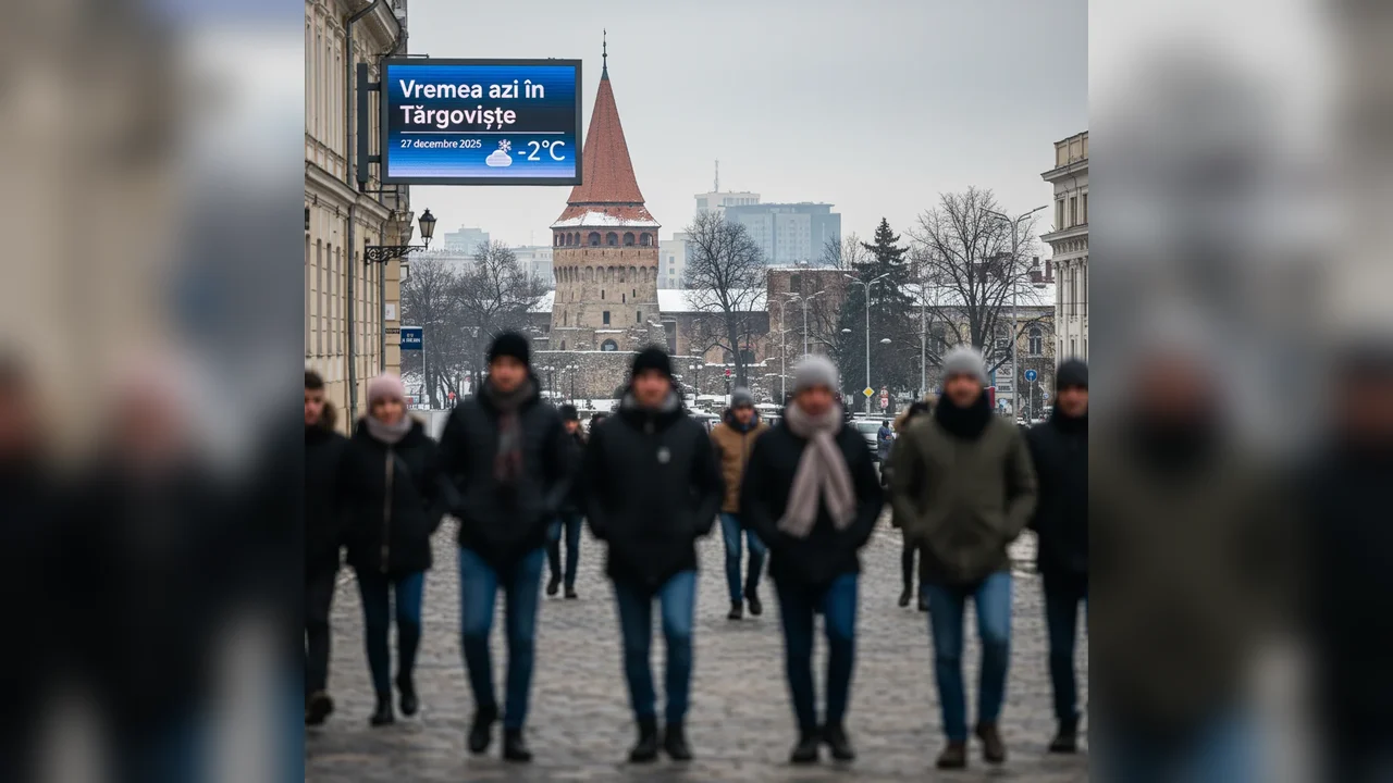 Vremea azi în Târgoviște – 27 decembrie 2025